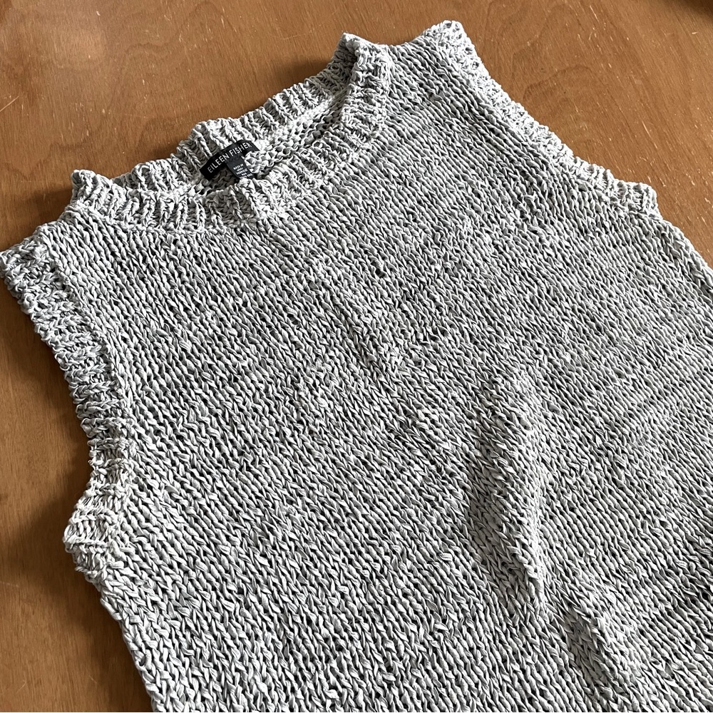 Eileen Fisher Linen/Cotton Woven Tunic - Made in the USA